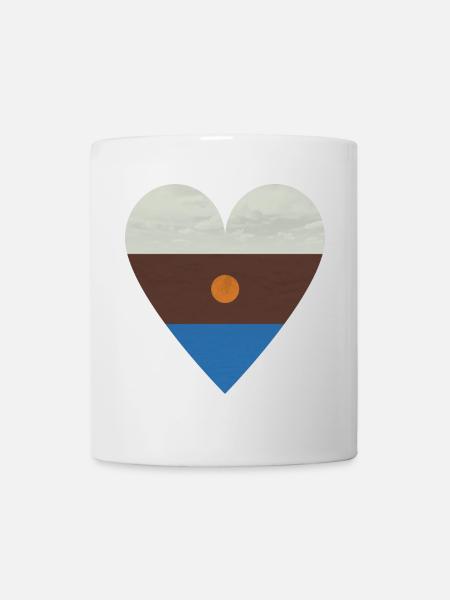4 éléments - Mug blanc - blanc