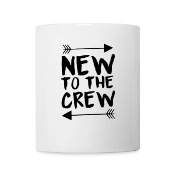 Black Design New To The Crew - Mug - white - Front