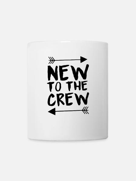 Black Design New To The Crew - Mug blanc - blanc