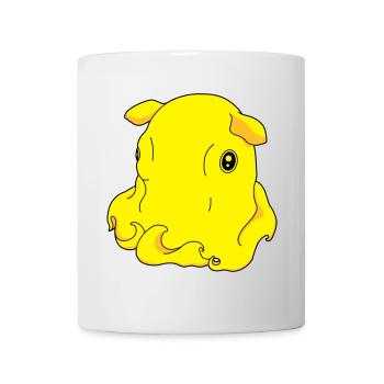 Pieuvre elephant parapluie - Mug blanc - blanc - Devant