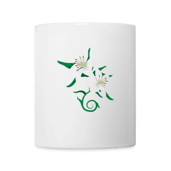 Lily flower tattoo gift idea - Mug - white - Front