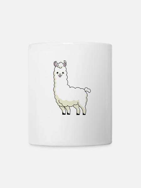 Cute Llama - Mug - white