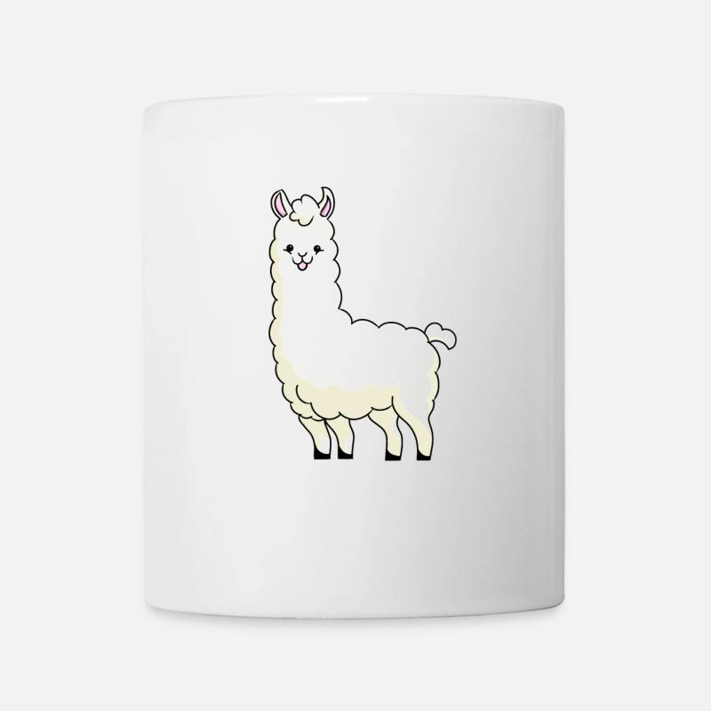 Lama mignon - Mug blanc - blanc