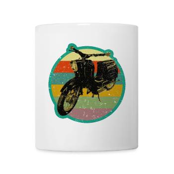 Moped Schwalbe retro Simmi - Mug - white - Front