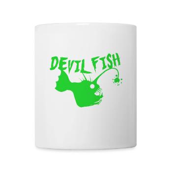 Fisch Teufelsfisch Lustige Geschenkidee - Tasse - Weiß - Vorne