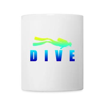 Diving DIVE Scuba Diving Diver idée cadeau - Mug blanc - blanc - Devant