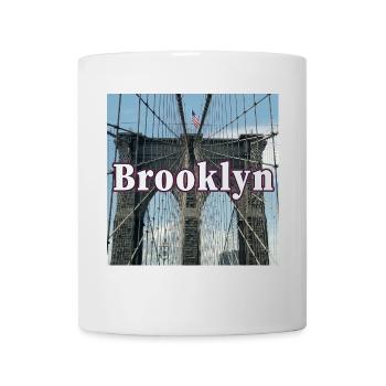 Brooklyn Bridge - Tasse - Weiß - Vorne