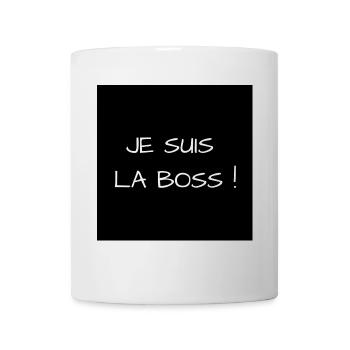JE SUIS LA BOSS ! - Mug blanc - blanc - Devant