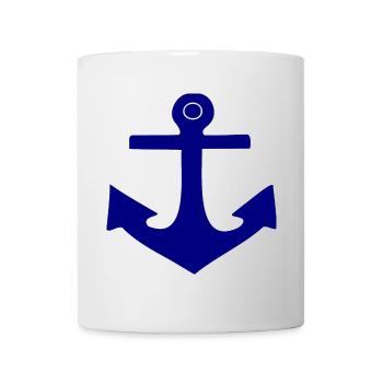 Anker Norddeutschland Seemann Matrose Kapitän - Tasse - Weiß - Vorne