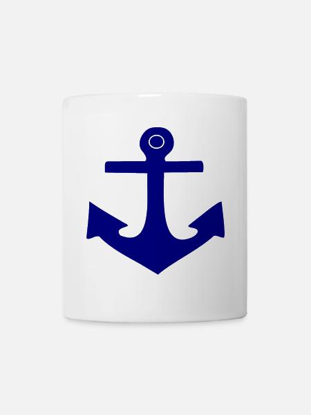 Ancre Allemagne du Nord Sailor Sailor Captain - Mug blanc - blanc