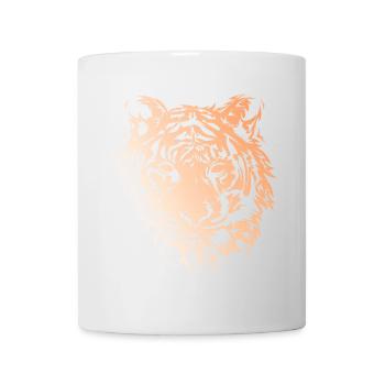 tiger illustration tiere raubkatze symbol icon - Tasse - Weiß - Vorne