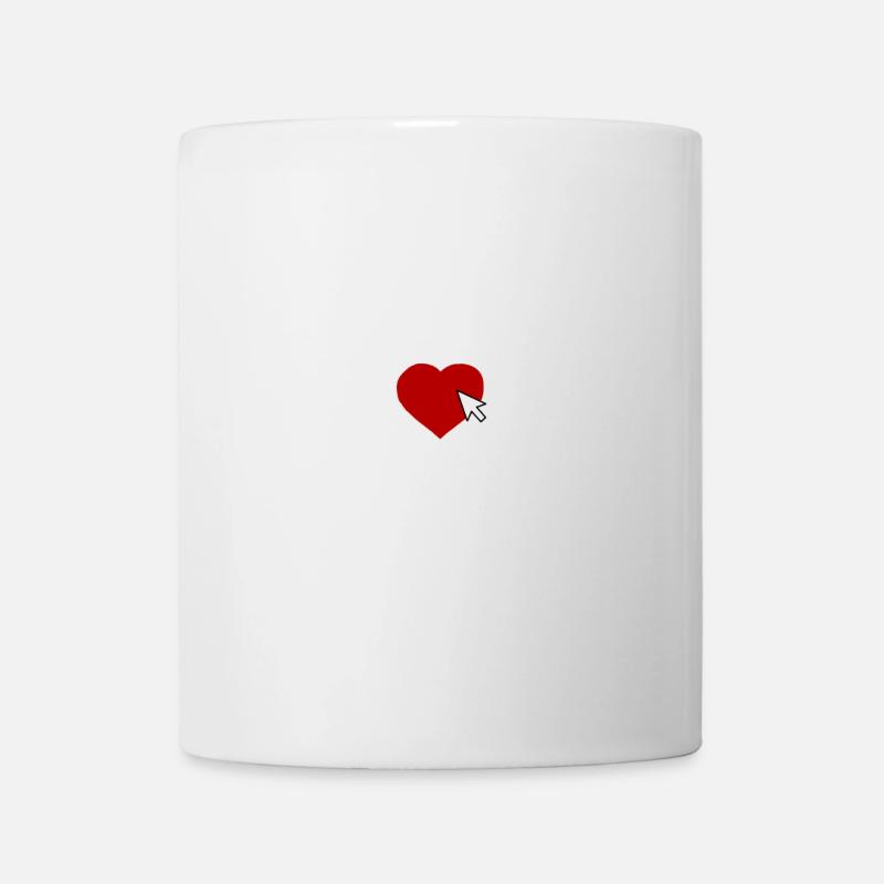 amour by internet - Mug blanc - blanc