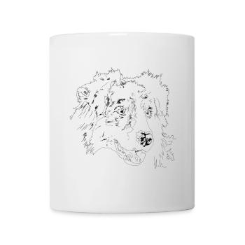 Australian Shepherd - Mug - white - Front