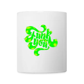 Green Neon Punk Text Design - Mug - white - Front