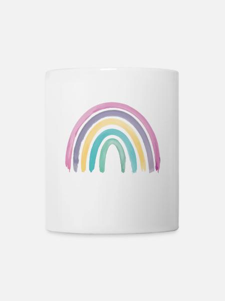 Regenbogen Boho Rainbow Baby - Mug - white