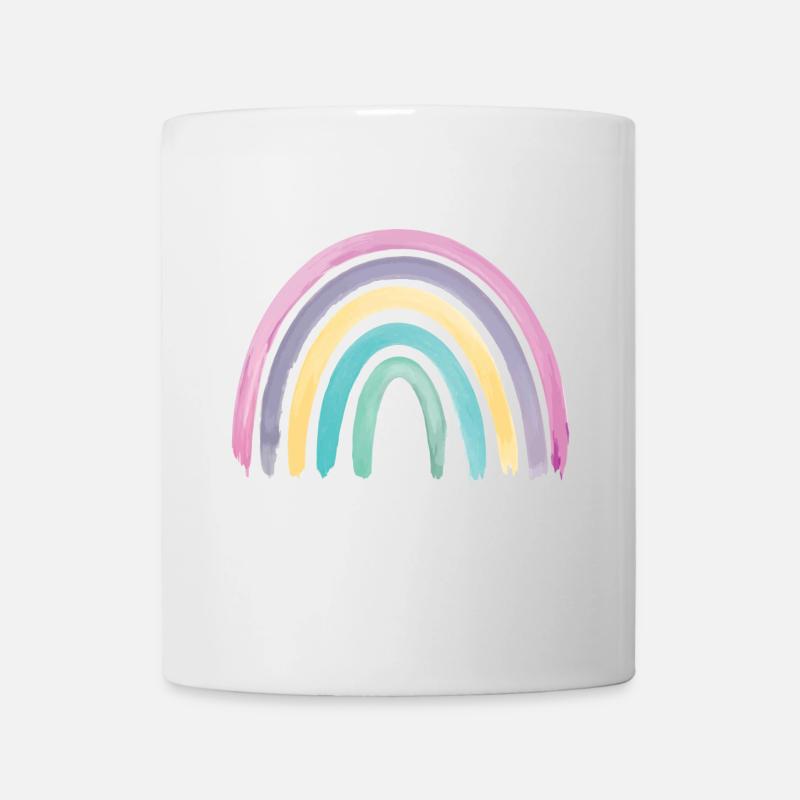 Regenbogen Boho Rainbow Baby - Tasse - Weiß