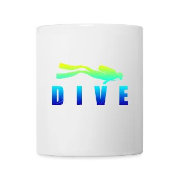 Diving DIVE Scuba Diving Diver gift idea - Mug - white - Front