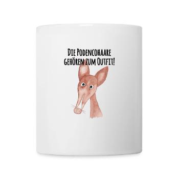 Podencohaare Outfit 2 - Tasse - Weiß - Vorne