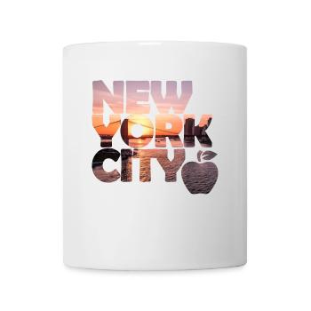 New York Skyline - Tasse - Weiß - Vorne