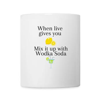 Quand le live vous donne des citrons - Mug blanc - blanc - Devant