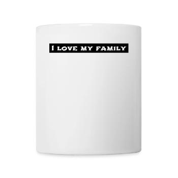 family - I love my family - Tasse - Weiß - Vorne