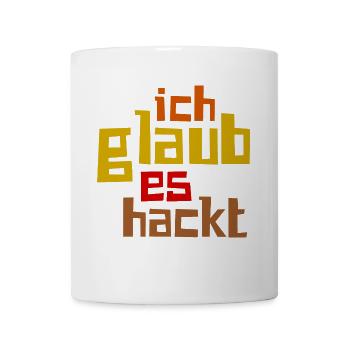 Ich Glaub Es Hackt - Tasse - Weiß - Vorne
