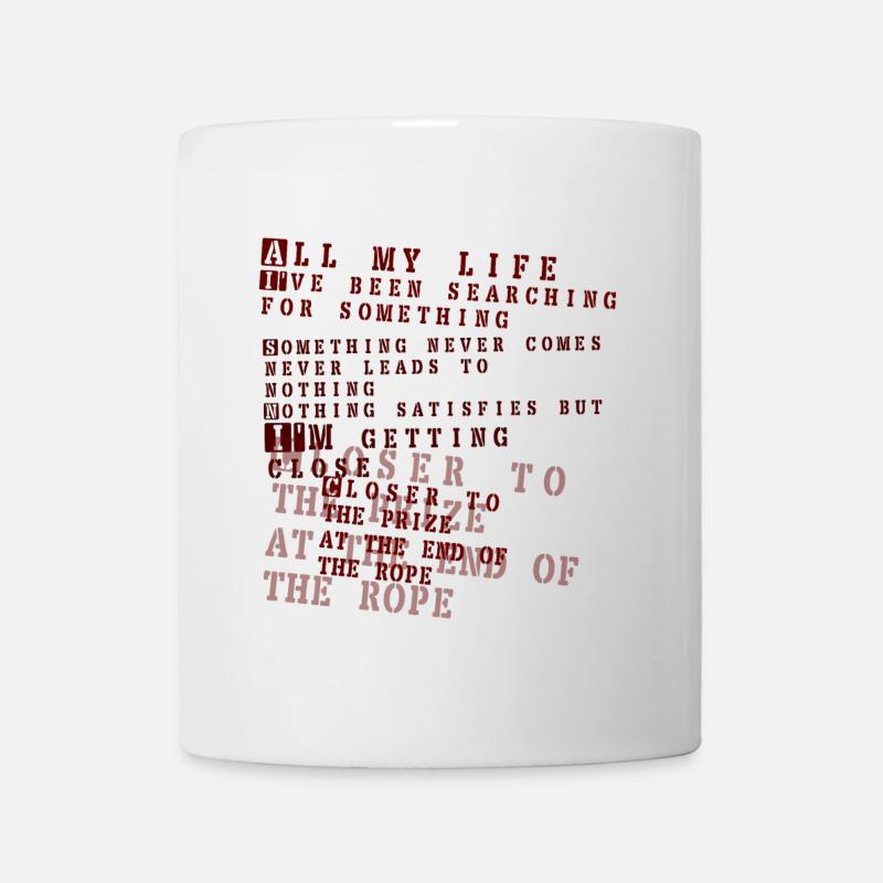 toute ma vie - foo fighters - Mug blanc - blanc