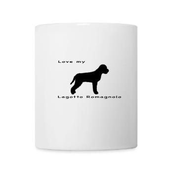 Liebe meinen Lagotto Romanolo - Tasse - Weiß - Vorne