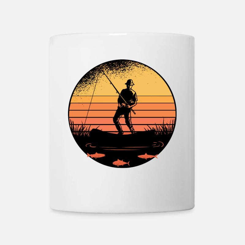 Pêche juste pour les hommes pêcher cadeau - Mug blanc - blanc