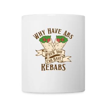 Amant de kebab de restauration rapide - Mug blanc - blanc - Devant