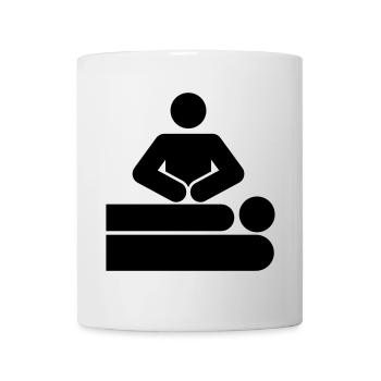MASSAGE - Tasse - Weiß - Vorne
