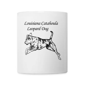 Louisiana Catahoula Leopard Dog - Tasse - Weiß - Vorne
