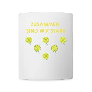 zusammen sind wir stark - Tasse - Weiß - Vorne