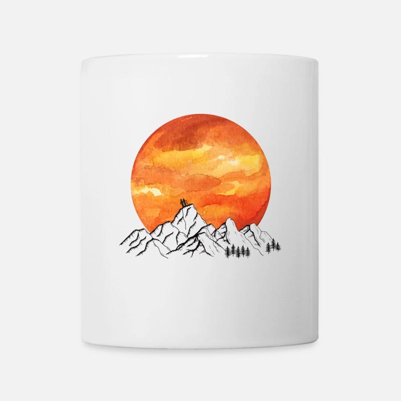 Sun Mountains Couples - Mug - white