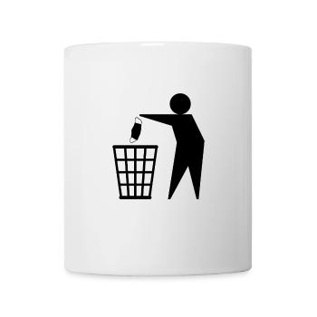 Black Mask - Mug - white - Front