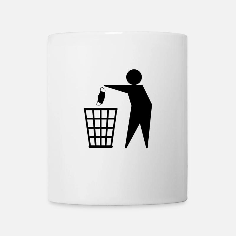 Black Mask - Mug - white
