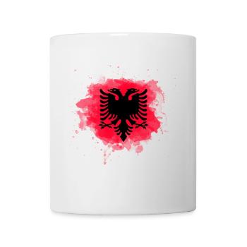 AlbanischerAdler - Tasse - Weiß - Vorne