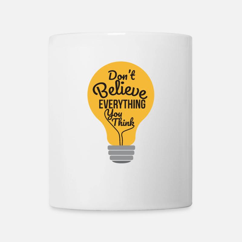 La psychologie ne croyez pas tout ce que vous pensez - Mug blanc - blanc