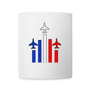 Patrouille de France meeting aérien armée de l'air - Mug blanc - blanc - Devant