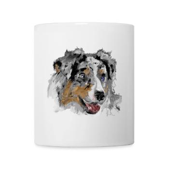 Australian Shepherd - Mug - white - Front
