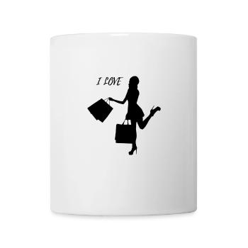 ICH GEHE GERN EINKAUFEN - Tasse - Weiß - Vorne