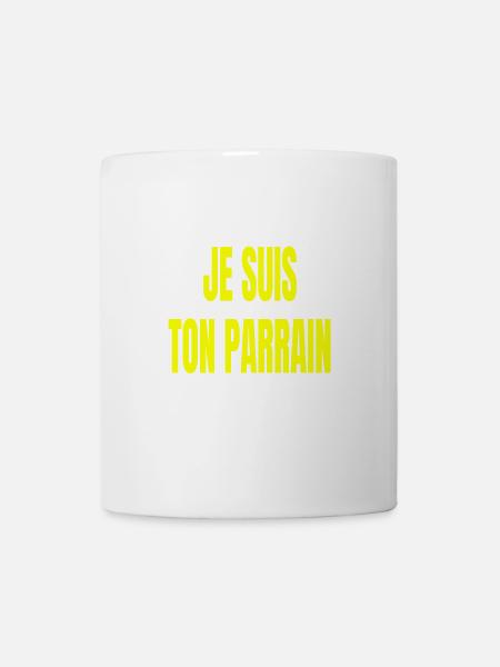 je suis ton parrain - Mug blanc - blanc