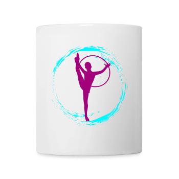 Gymnastics rythmiques - Mug blanc - blanc - Devant
