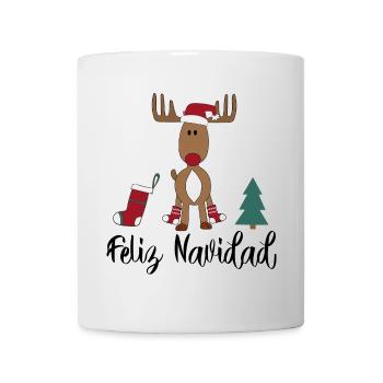 Espagnol de Noël - Mug blanc - blanc - Devant