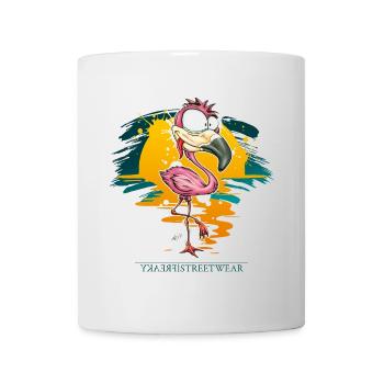 Flamingo Weirdo - Tasse - Weiß - Vorne