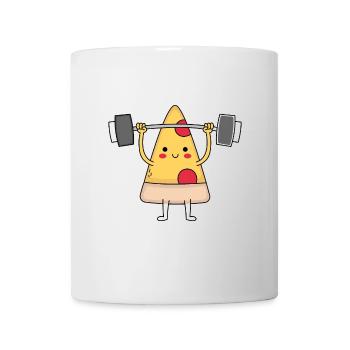 Pizza Gym - Tasse - Weiß - Vorne