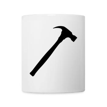 Carpenter's hammer, Carpenter's hammer - Mug - white - Front