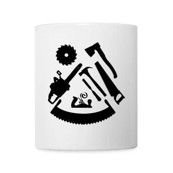 Wood tool - Mug - white - Front