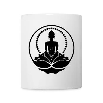 Buddha - Tasse - Weiß - Vorne