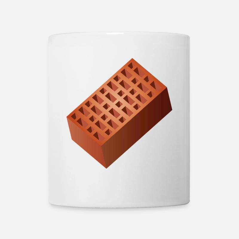 Brick Wall Bricks Bricks for Wall Construction - Mug - white